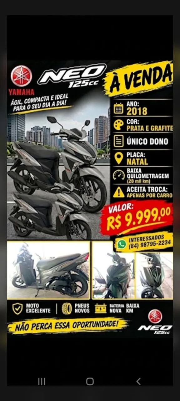 Neo Automatic 125cc 2018 - 1539271209 | OLX