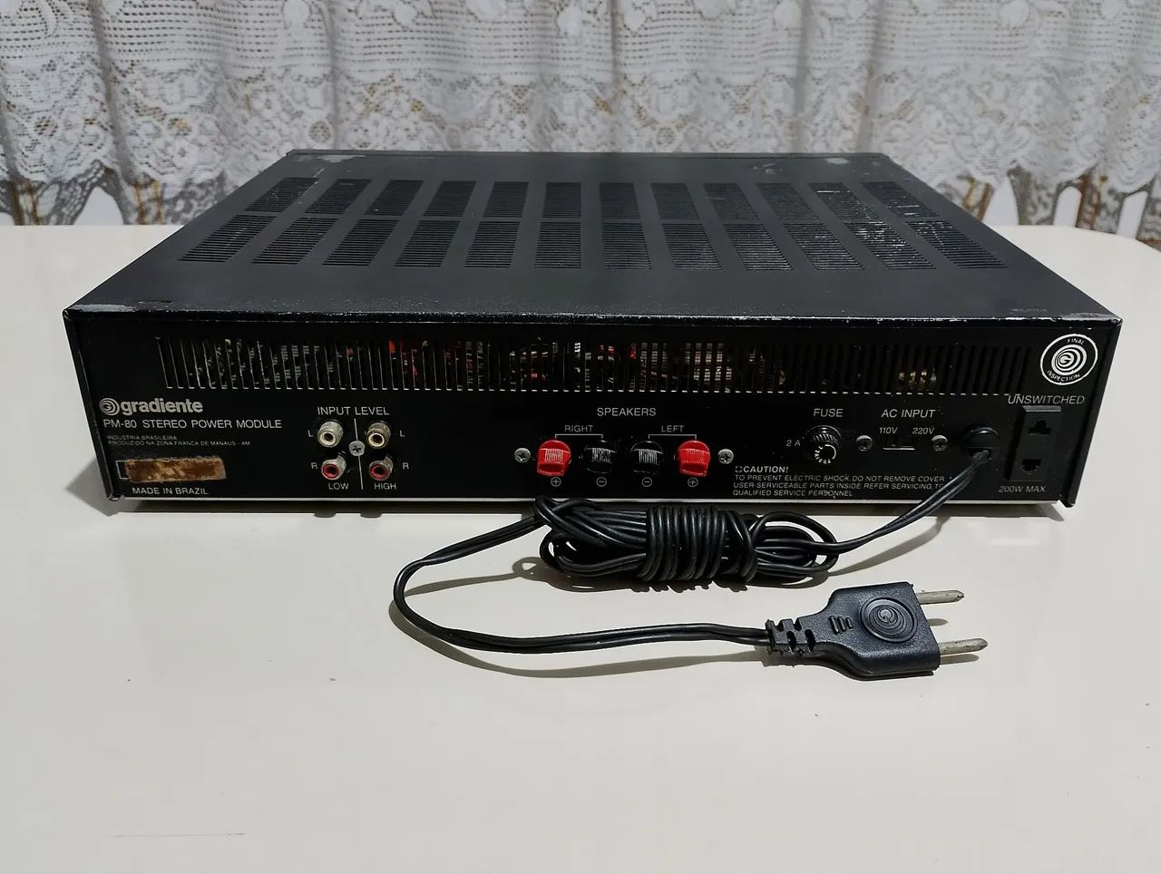 Amplificador Gradiente modelo PM80 - Foto 2