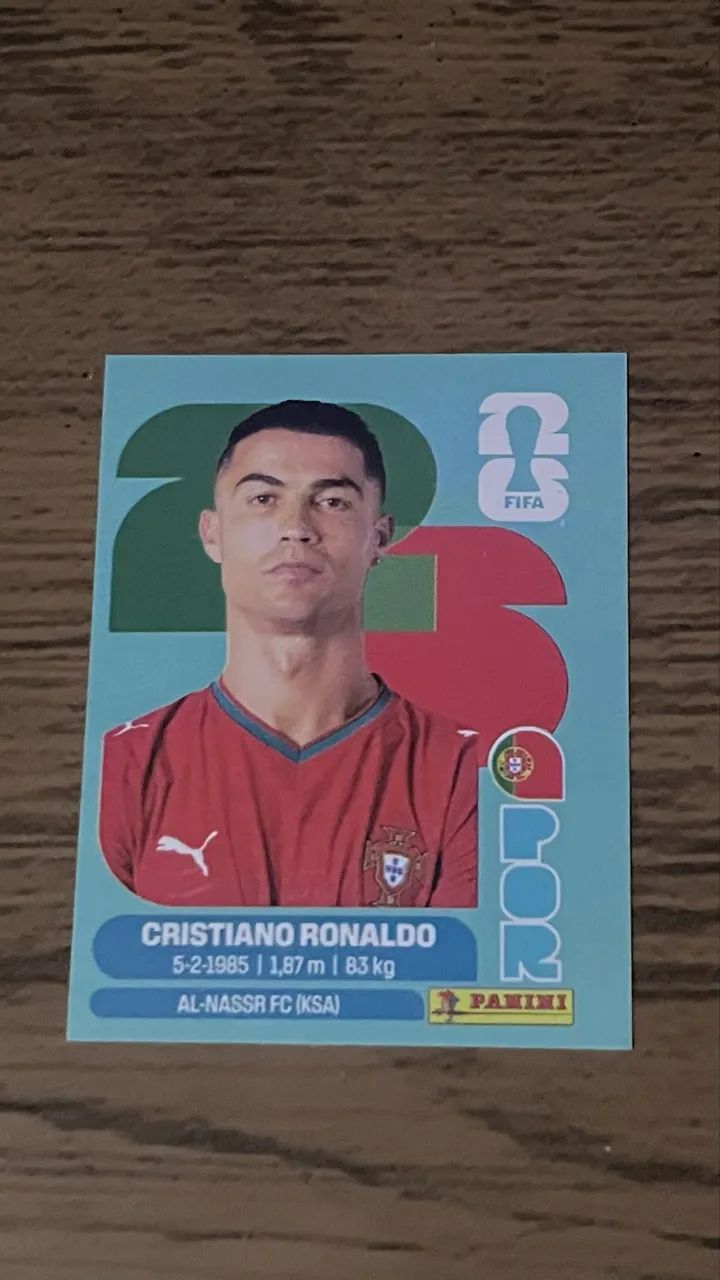 Figurinha Cristiano Ronaldo 