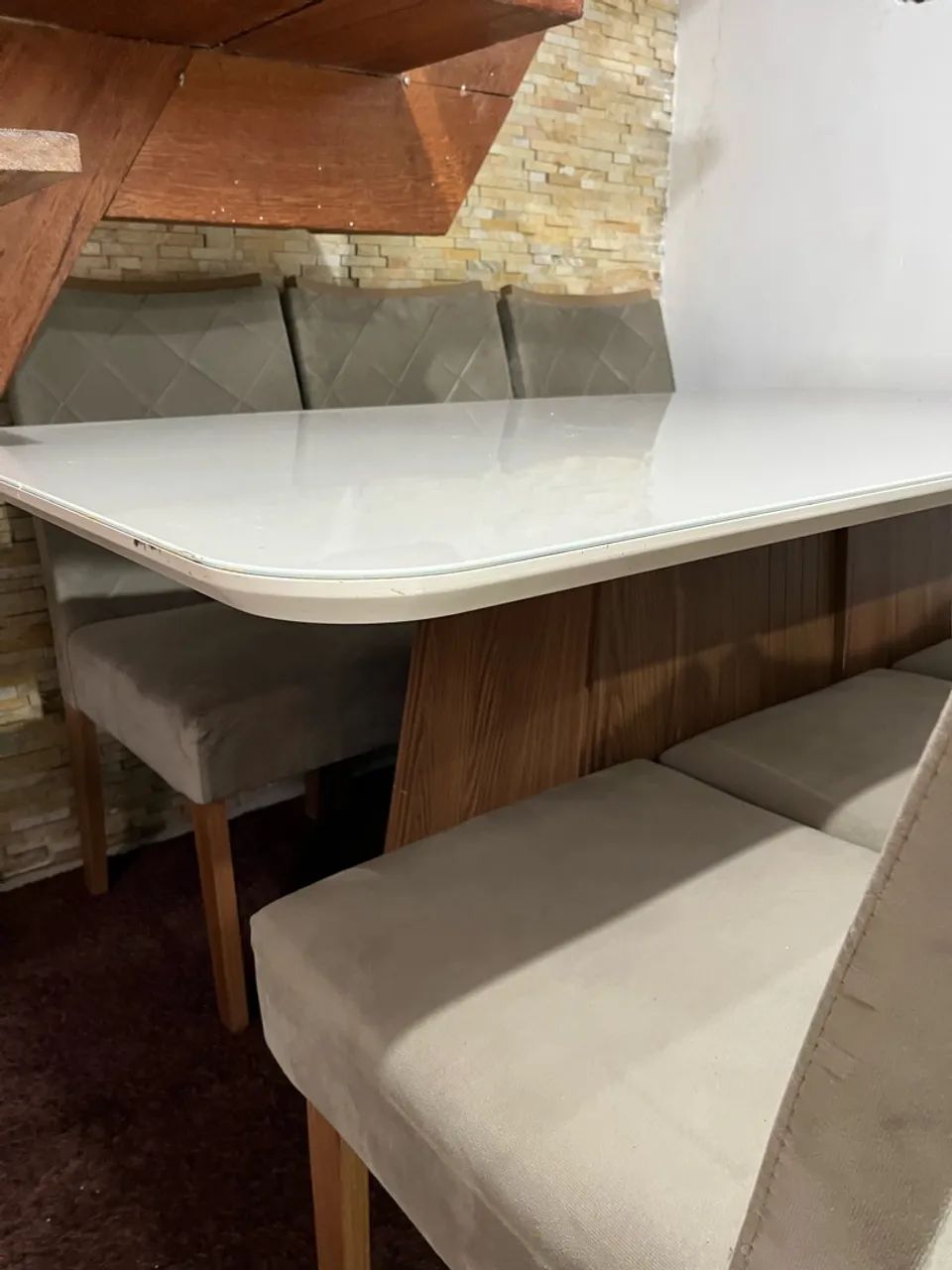 Vendo mesa de vidro - Foto 2