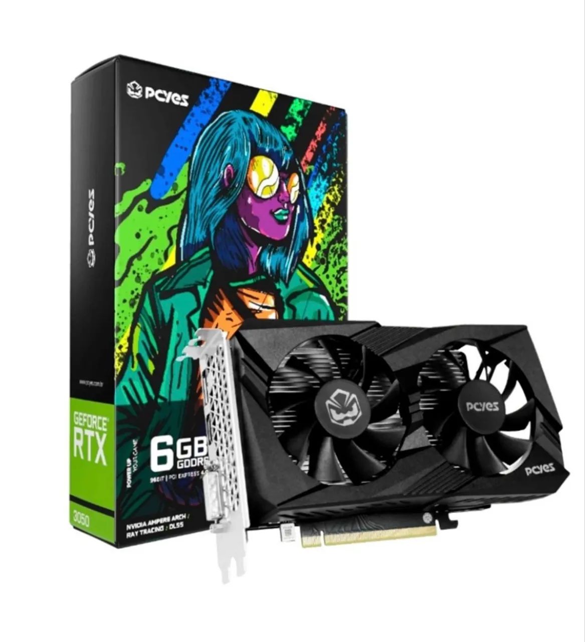 Placar de vídeo RTX 3050 