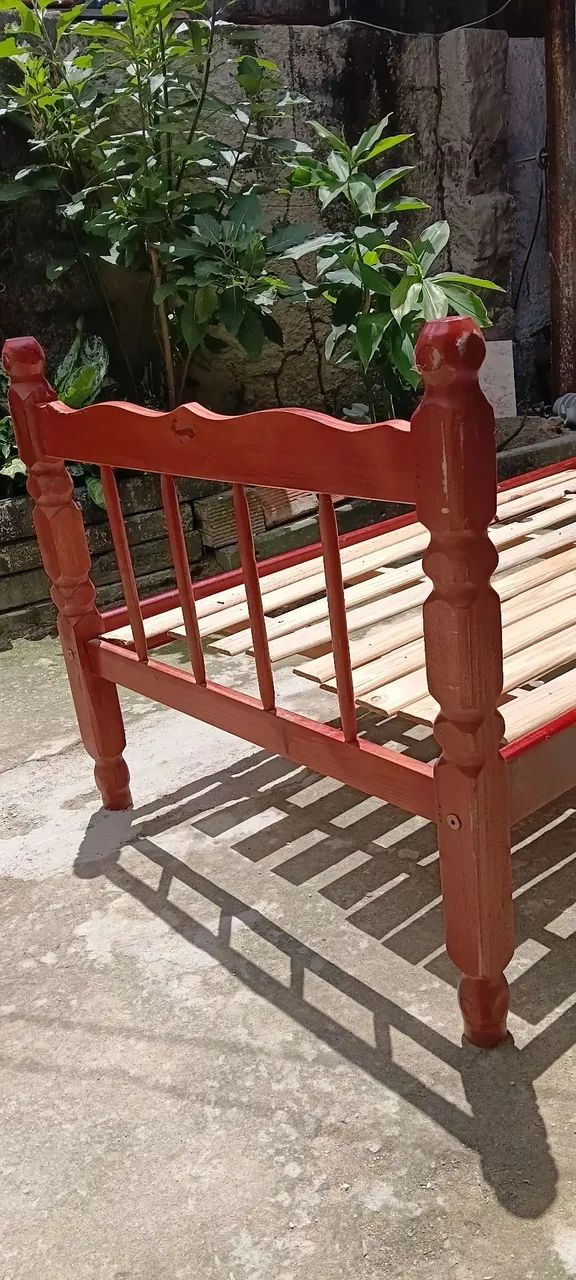 CAMA DE MADEIRA SOLTEIRI - Foto 2