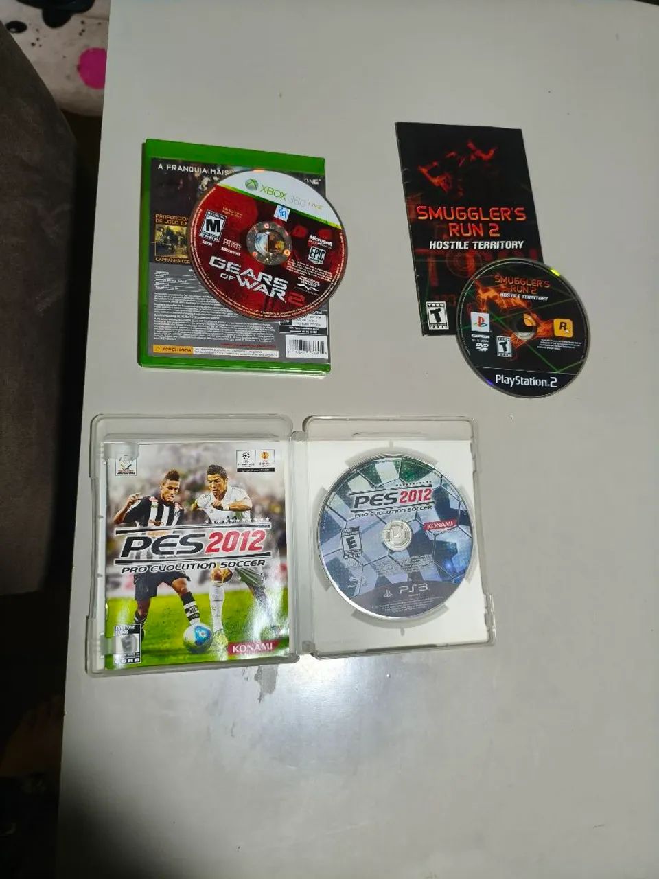 3 jogos de vídeo game