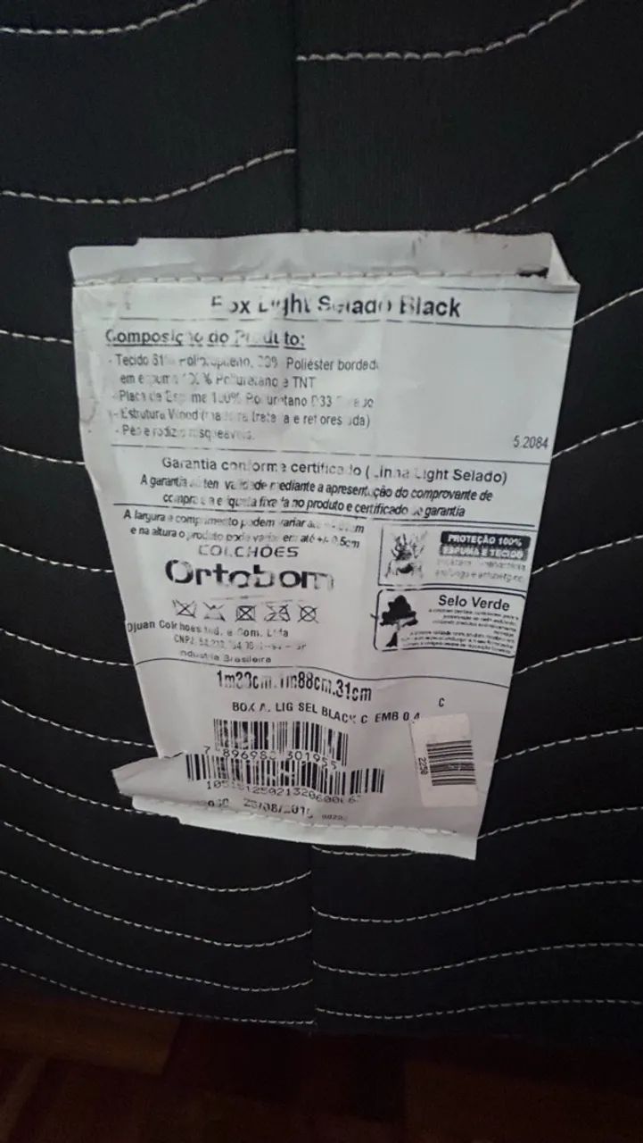 Box casal Ortobom