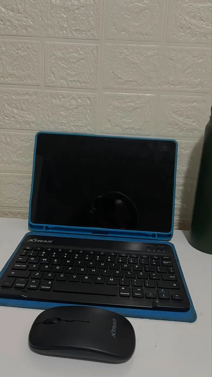 (NEGOCIÁVEL) Tablet A9+ 1 ano de uso + mouse e teclado  - Foto 3