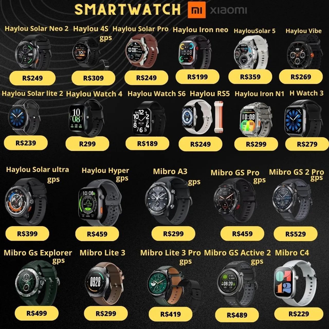 Smartwatchs Xiaomi! diversos modelos, ótimos preços!  - Foto 2
