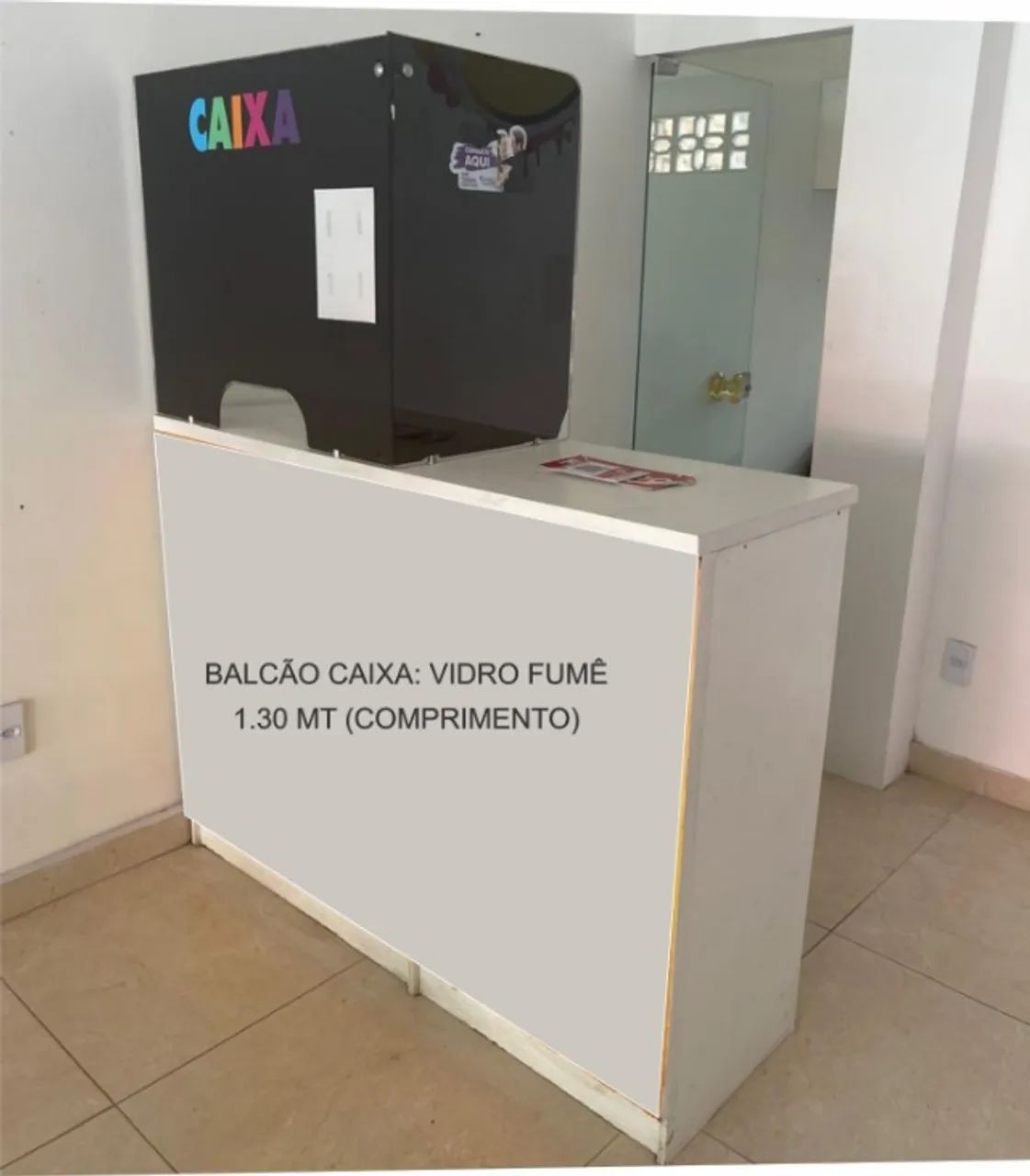 Balcão caixa de MDF 