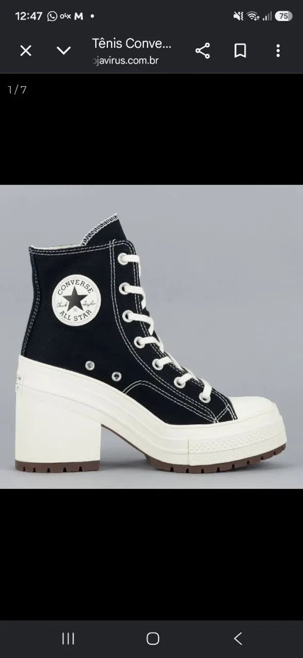 Tênis,  bota allstar - Foto 2