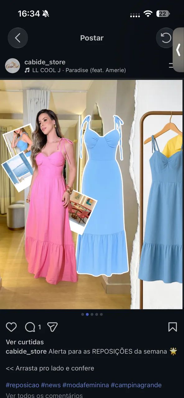 Vestido azul
