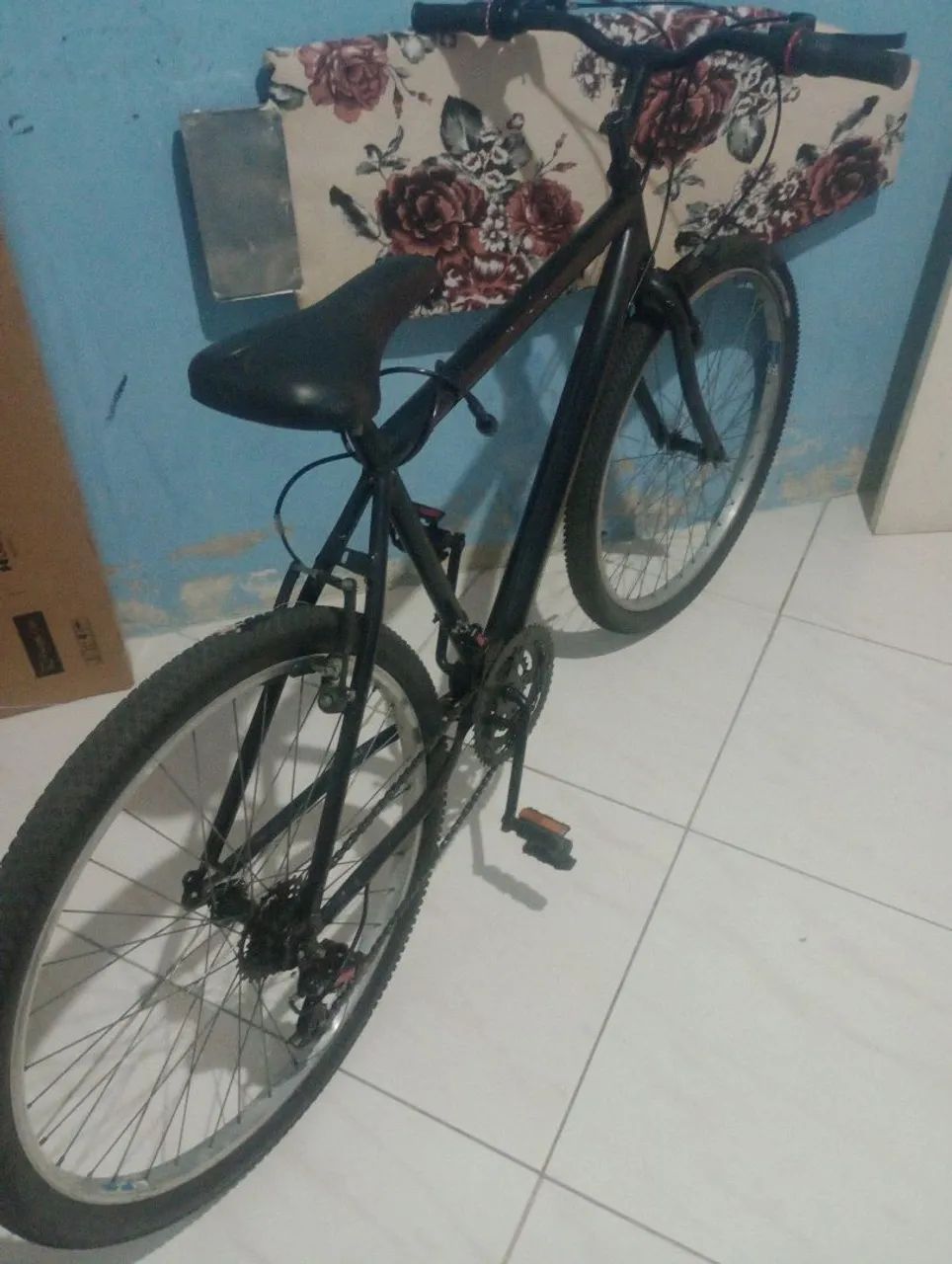 Bicicleta preta aro 26 Nova sem adesivo