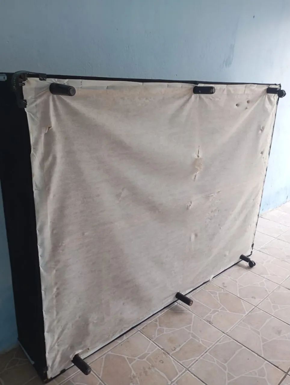 box de casal tamanho padrão de veludo  - Foto 5