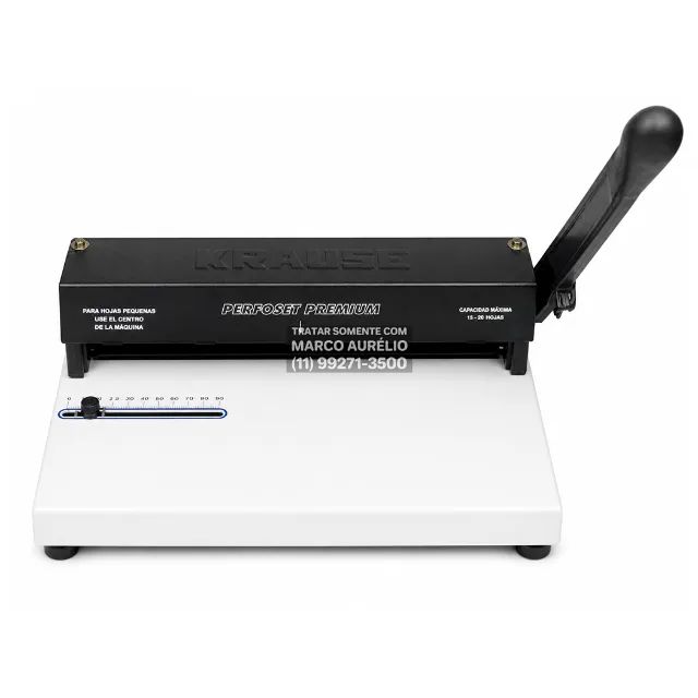 Krause Perfoset Premium Spiral Binding Punch Machine (20 Sheets)