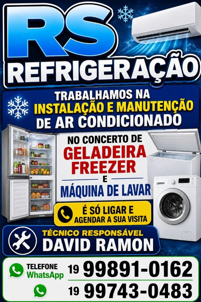 Trabalhamos na instalação e manutenção de ar condicionado.