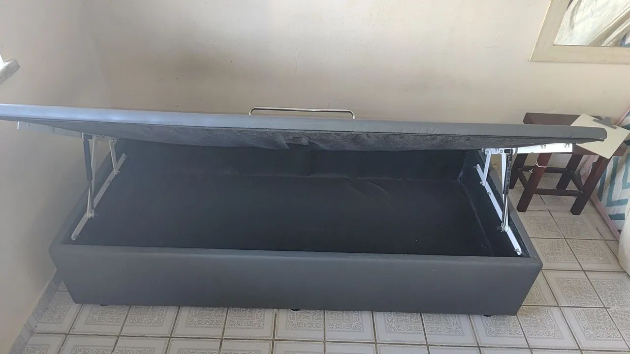 Cama solteiro baú Ortobom - Foto 4