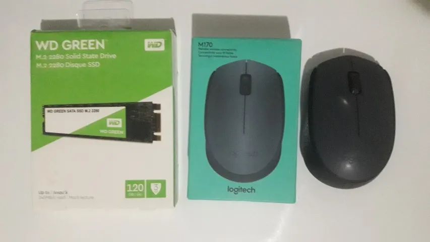 SSD M2 128GB WB GREEN - MOUSE LOGITECH M170