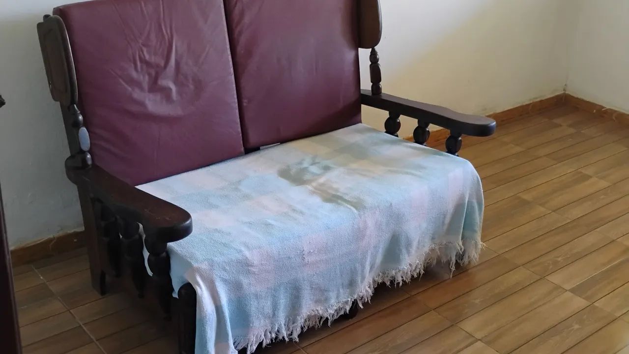 Kit sofá e poltronas madeira maciça  - Foto 2