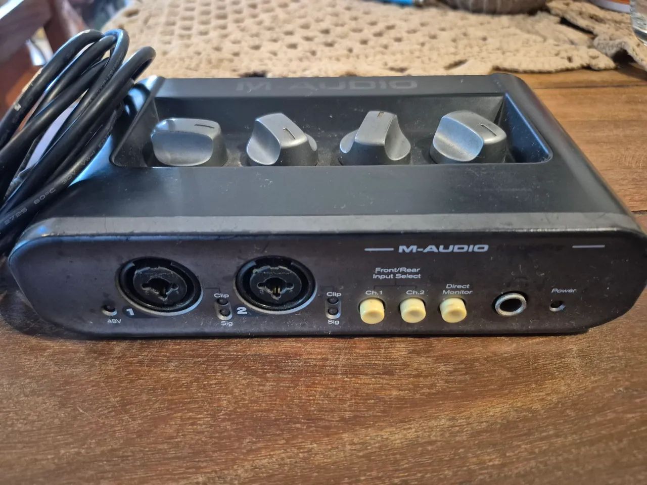 Placa de som M- Audio mobile pre