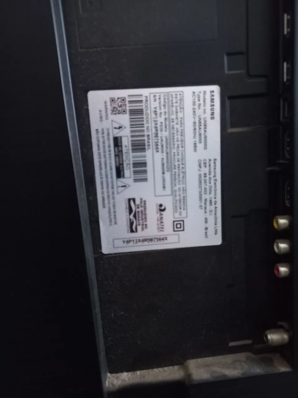 Vendo 2 TVs Samsung 50 e 55 polegadas com defeito - para conserto ou peças - Foto 3