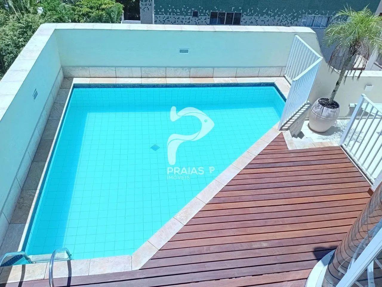 Cobertura Duplex com piscina, 5 dormitórios, Enseada, Guarujá