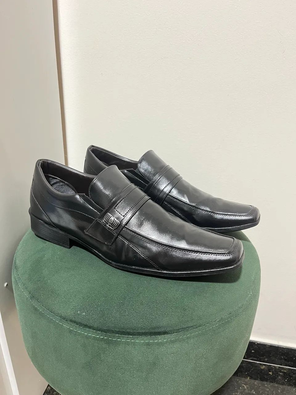 Sapato Social Bertelli Preto Com Caixa 48