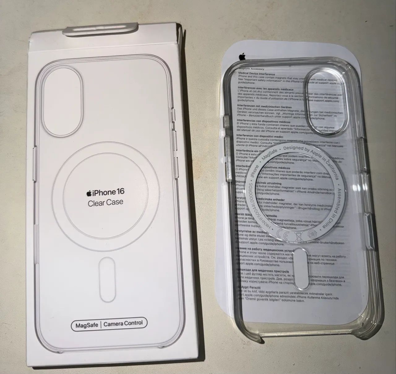 Case iPhone 16 transparente MagSafe original Apple