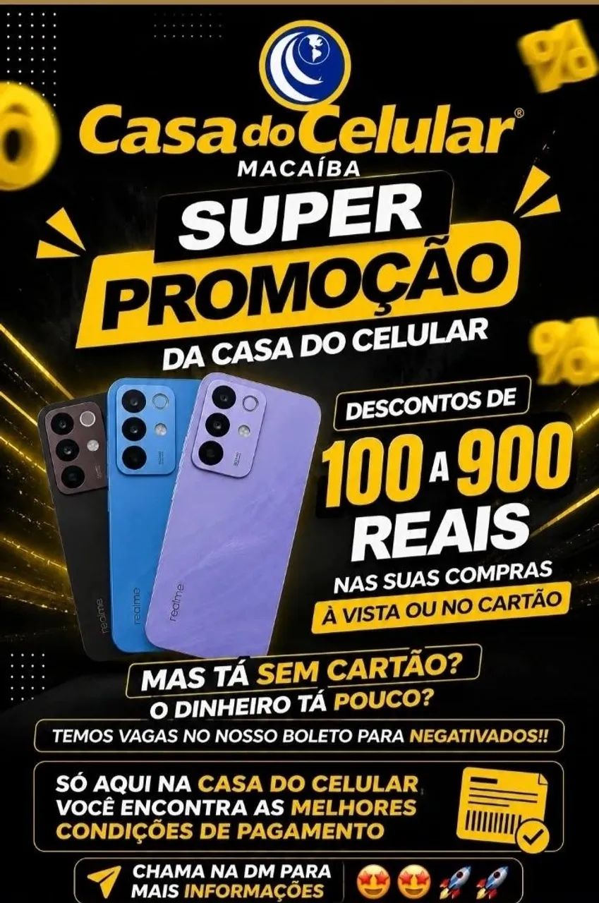 ? PREÇOS BAIXOS, CELULARES TOP!