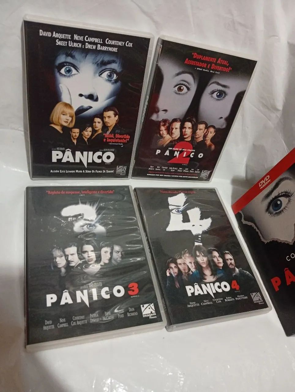 Dvd box quadrilogia pânico 4 discos luva - Foto 5