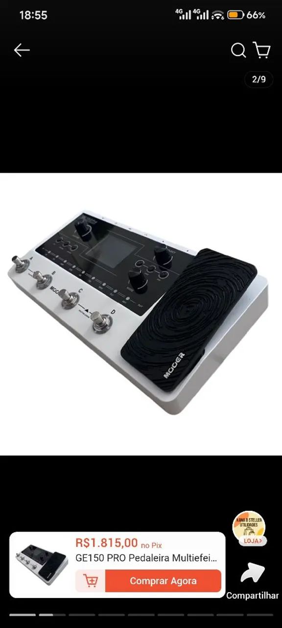 Pedaleira mooer Ge150 pro