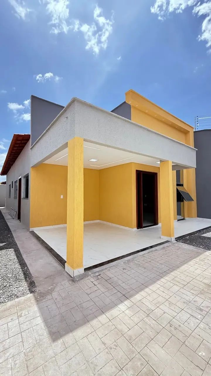 Casa nova no Manoel Evangelista zona sudeste com 3 quartos em Novo Horizonte - Teresina - 
