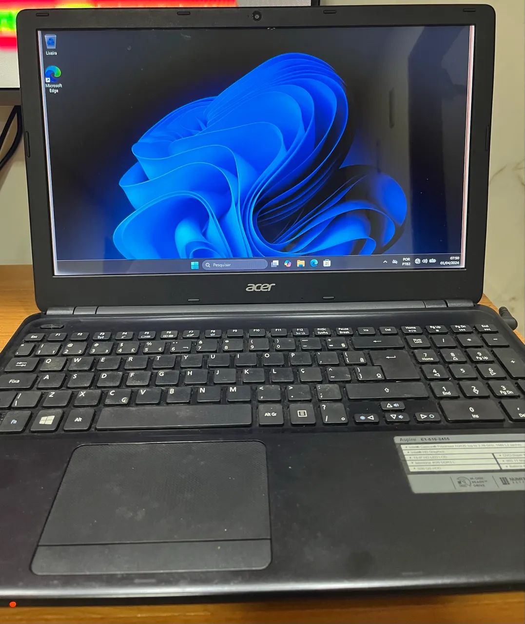 Notebook Acer Intel celeron (LEIA O ANÚNCIO)