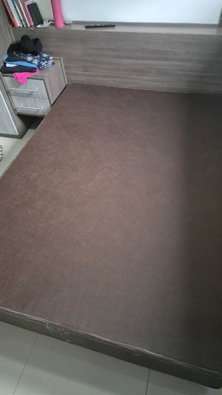 Cama box casal com colchão Ortobom Magnyfic Molas Ensacadas - Foto 4