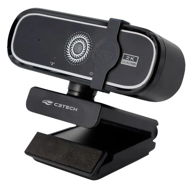 WEBCAM 2K QHD C3TECH WB-200BK FOCO AUTOMÁTICO E MICROFONE EMBUTIDO - Foto 2