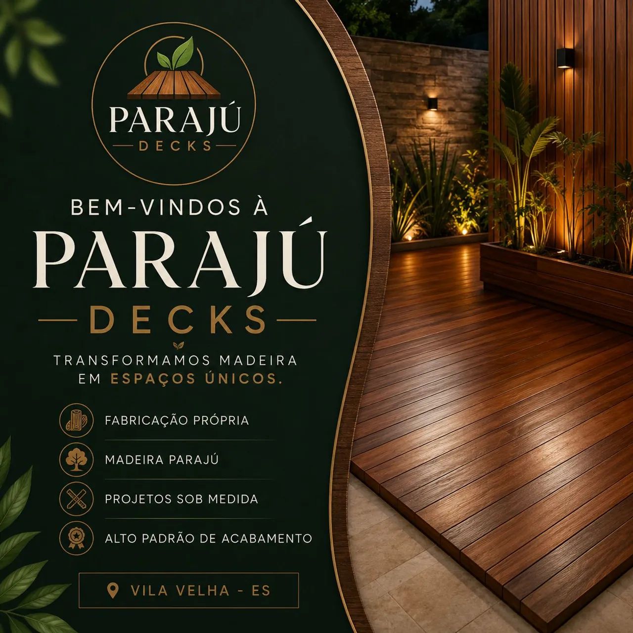  Decks de Madeira Parajú - Fabricação própria  - Foto 2