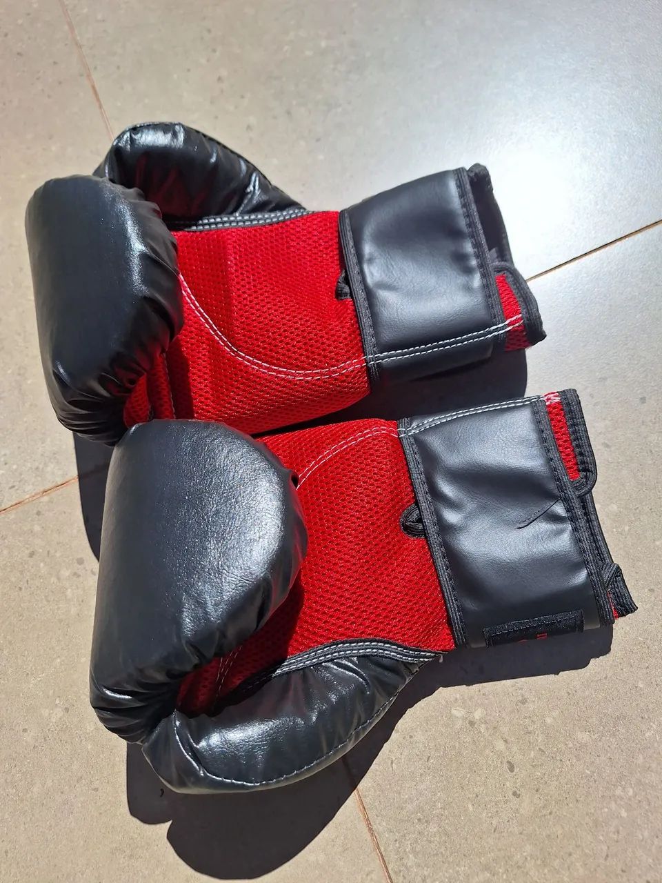  Muay Thai Boxe Kickboxing Luva 12 Oz  - Foto 4