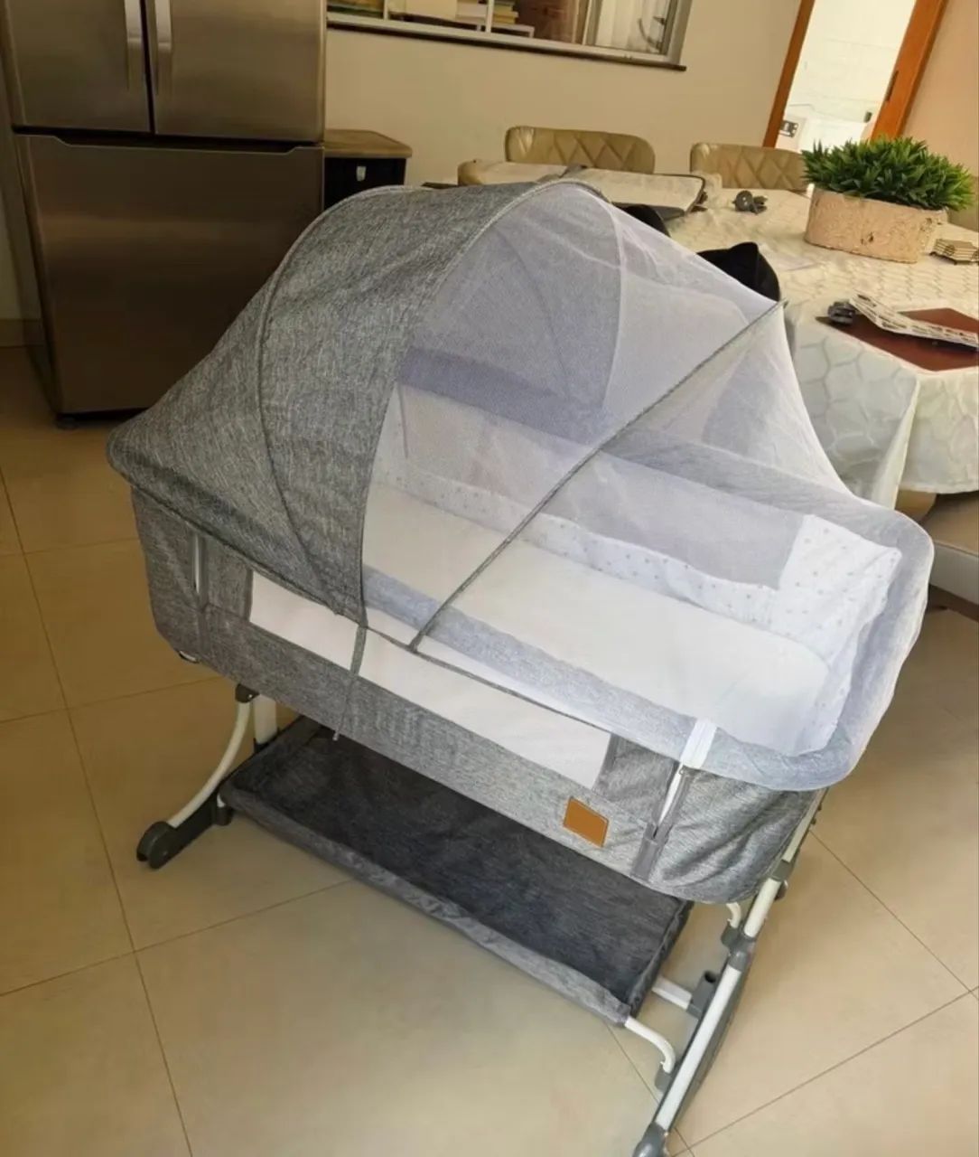 Berço De Balanço com Acoplamento a Cama - Foto 4