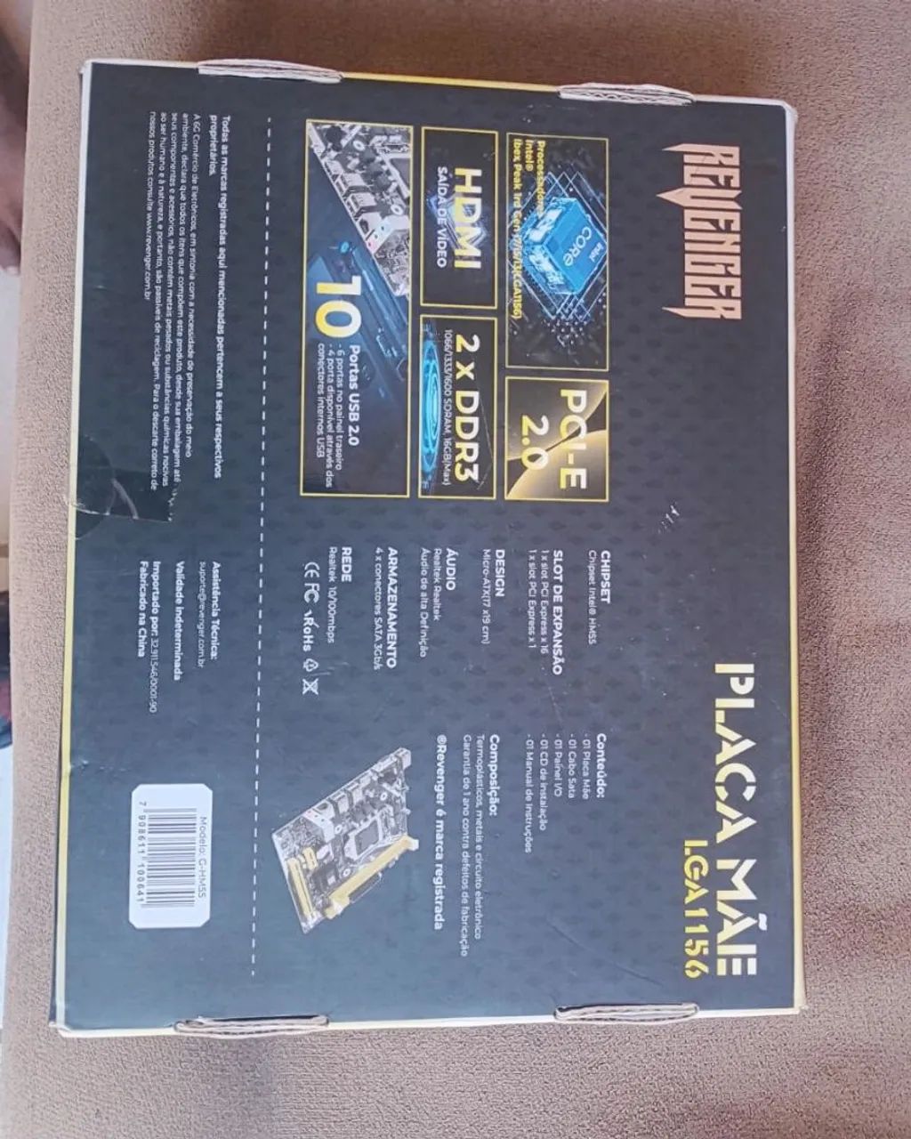 PLACA MÃE LGA SOKET 1156"REVENGER" - Foto 4