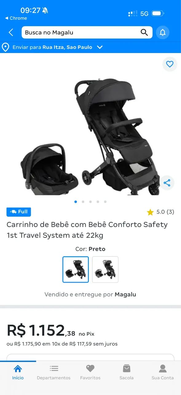 CARRINHO E BEBÊ CONFORTO INFANTI - Foto 4