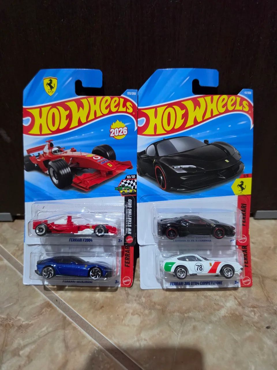 Hotwheels Ferrari (4 modelos)