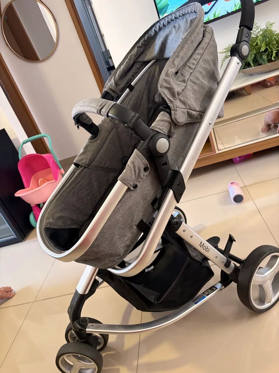 CARRINHO DE BEBÊ + BEBÊ CONFORTO SAFETY 1ST - Foto 3