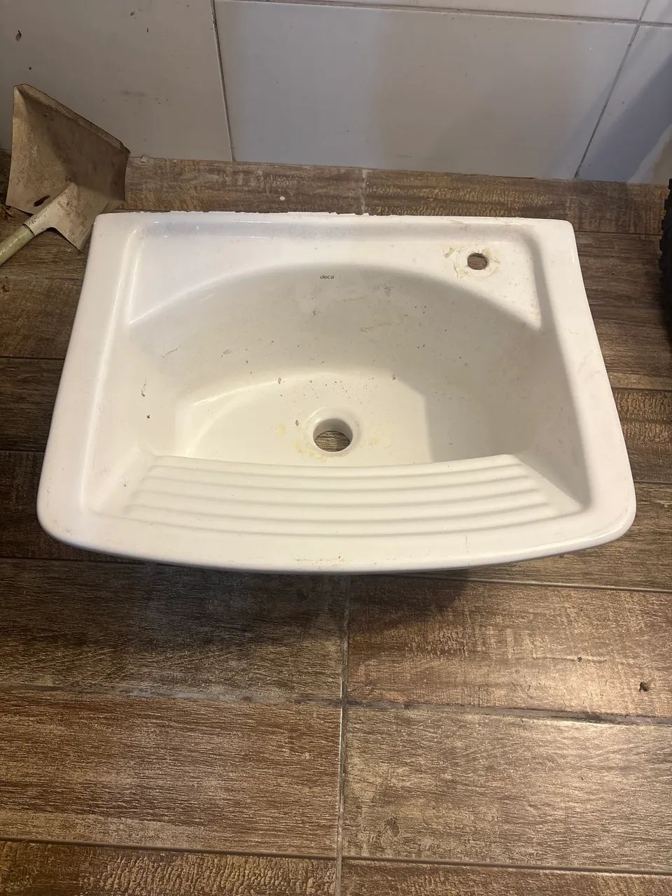 Tanque de louça branco - Foto 3