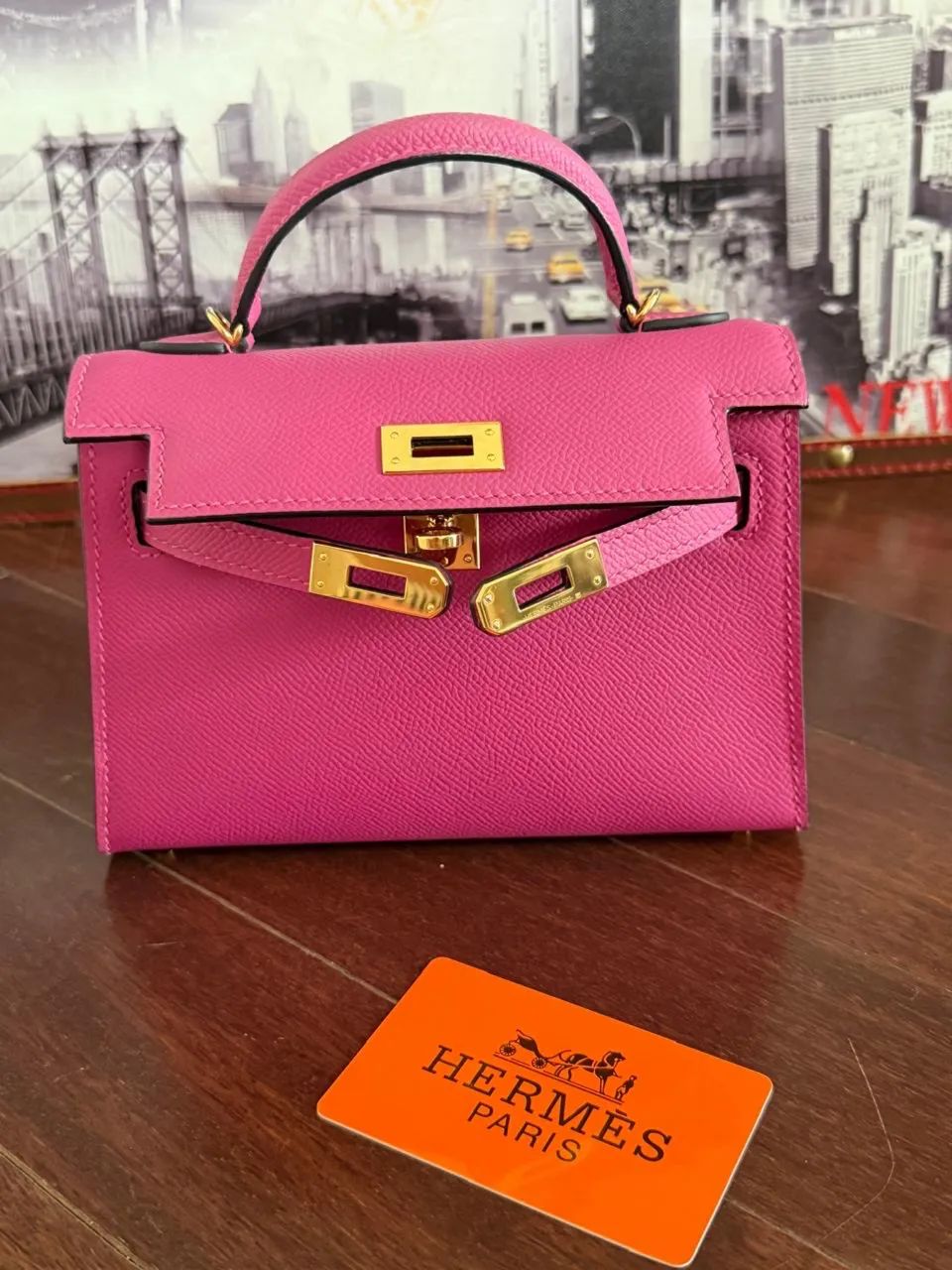 Bolsa Hermes Rosa - Foto 2
