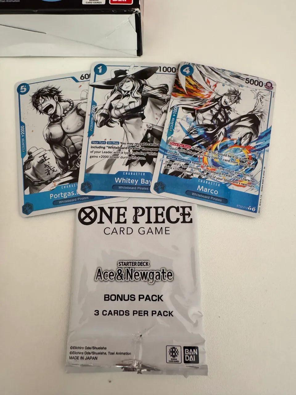 Starter Pack One Piece TCG card game - Ace e Newgate - Foto 2