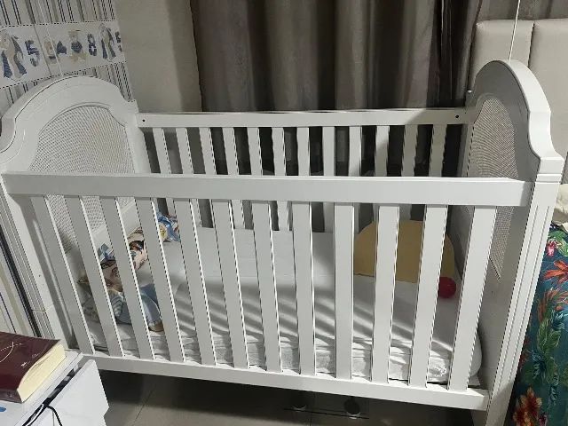 Berço Infantil Branco 
