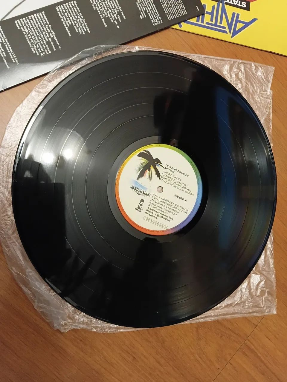 DISCO VINIL ANTHKAX STATE OF EUPHORIA - Foto 3