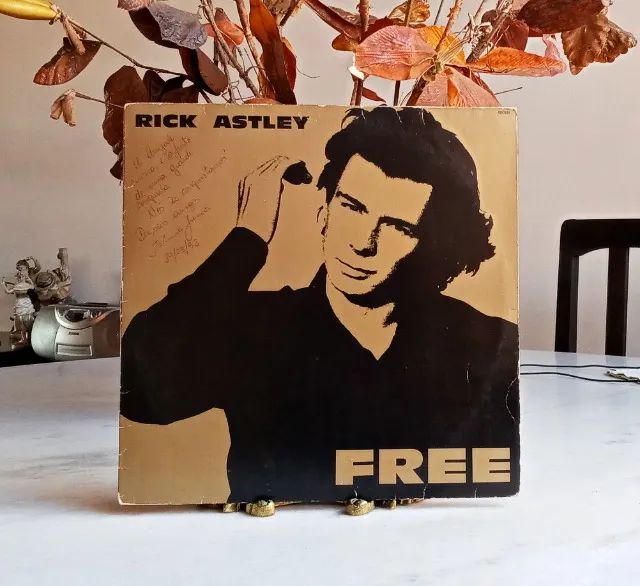 lp vinil / rick astley / free / 1991 / com encarte - Foto 3