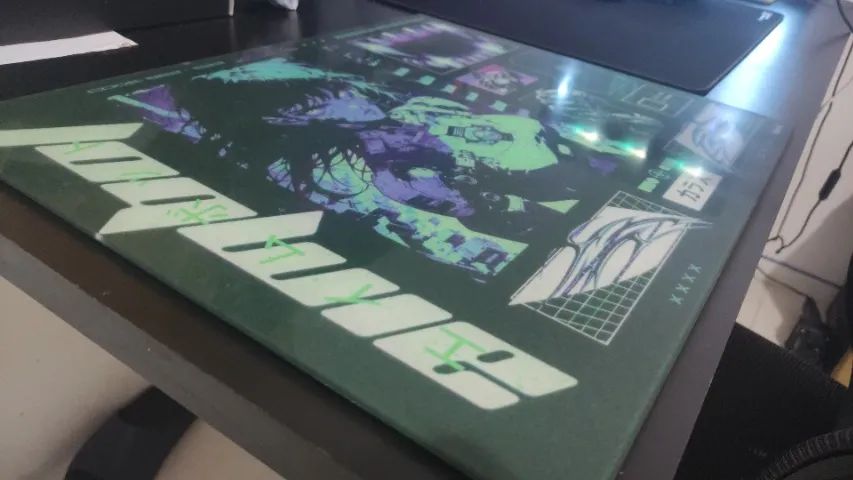 Mousepad de vidro Ev-01 Dubrenx  - Foto 2