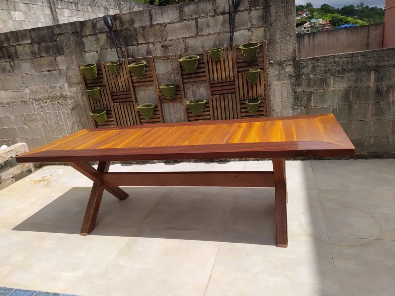 Mesa de madeira maciça - Foto 3