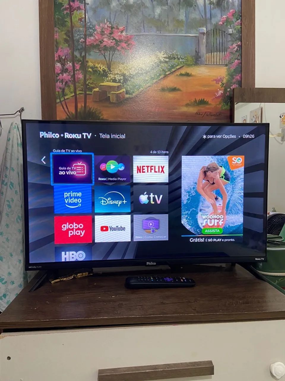 Vendo essa Tv 32 smart bem conservada e pouco tempo de uso - Foto 2