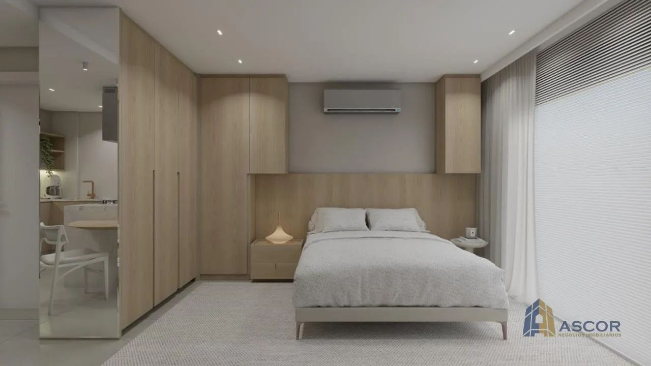 Apartamento Estúdio Mobiliado com sacada no Saco Grande - Florianópolis - Foto 5