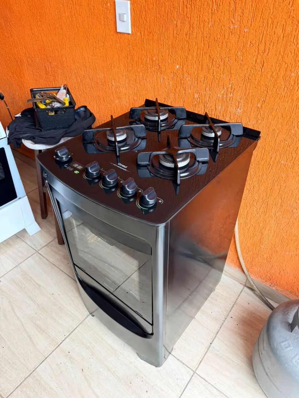 FOGÃO CONSUL MESA DE VIDRO ELÉTRICO (FRETE GRÁTIS) - Foto 3